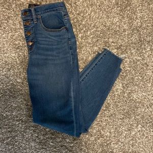 High rise skinny jeans J Crew